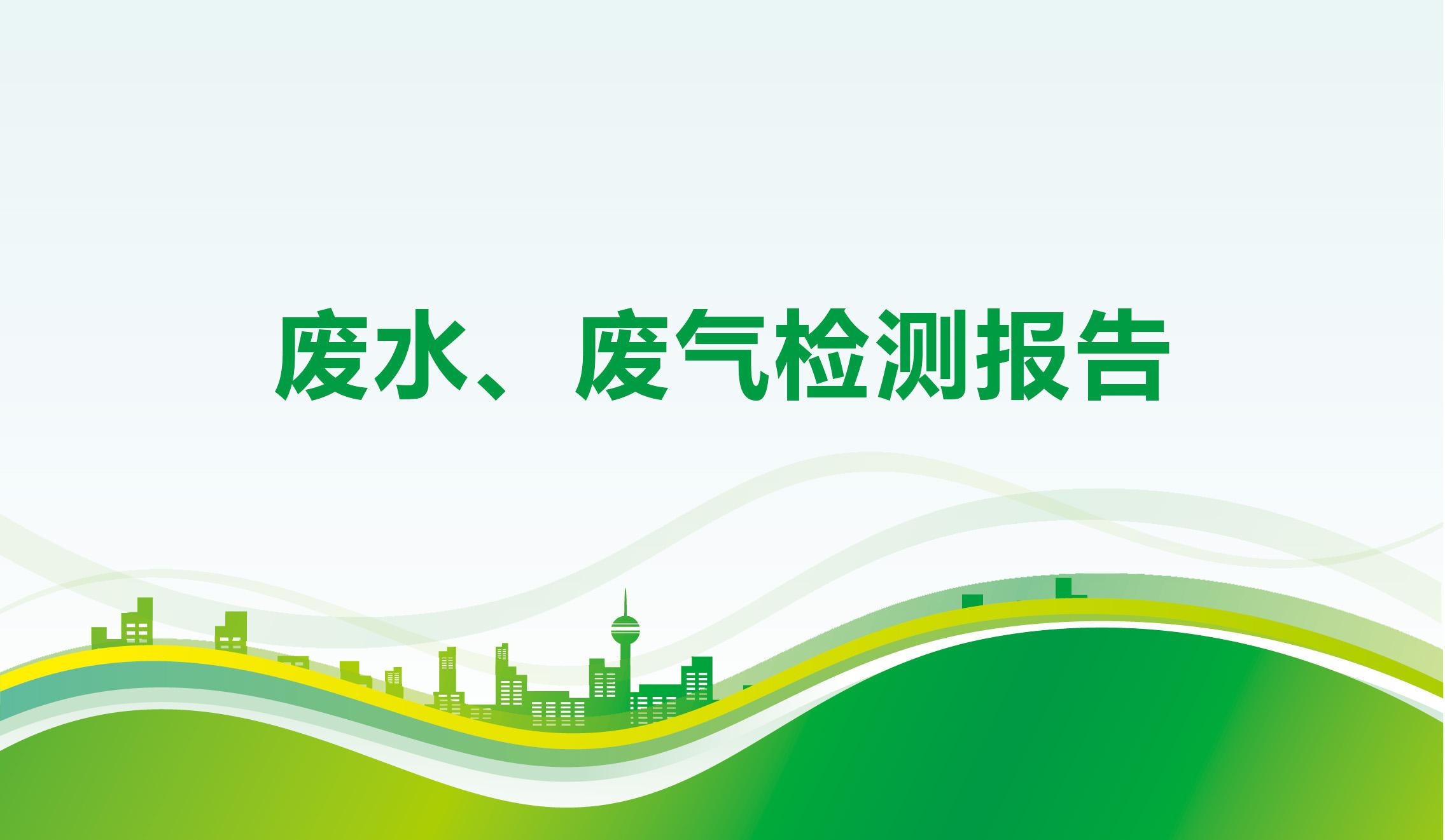 废水、废气检测报告-海一